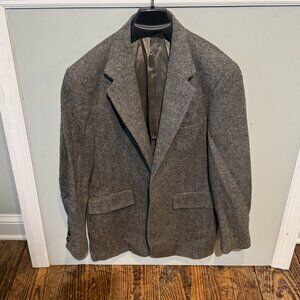 Vintage Christopher Hayes Tweed Men 40R Blazer 100% Wool Sports Coat Made in USA